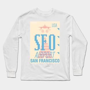 San Francisco airport SFO Long Sleeve T-Shirt